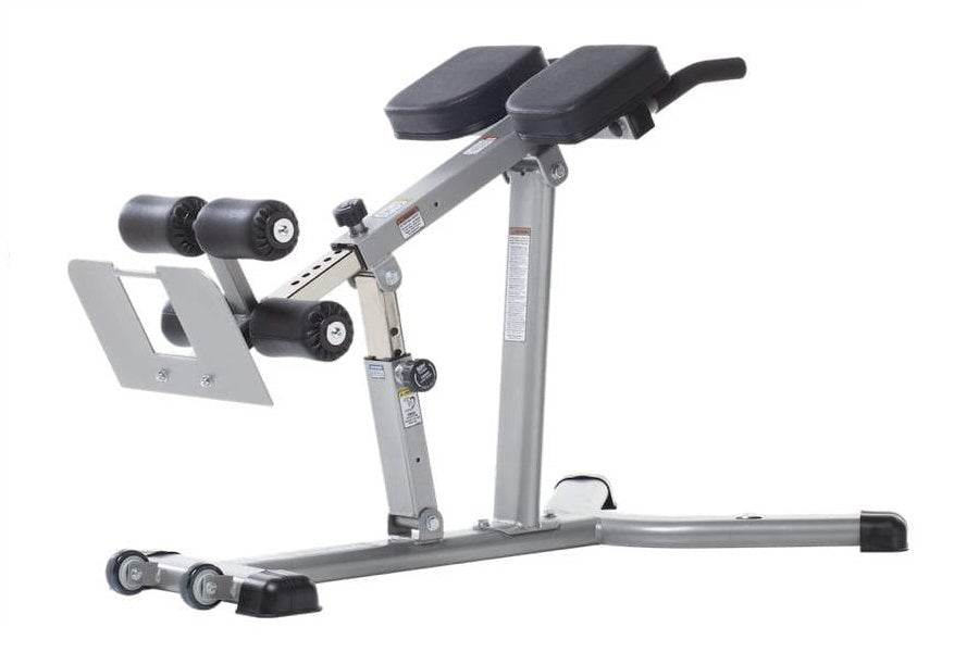 TuffStuff Evolution Series Adjustable Hyper Extension Bench (CHE 340) - Premium Home Gym Equipment for Core & Back Workouts - Perfect for Strength Training & Rehabilitation Exercises