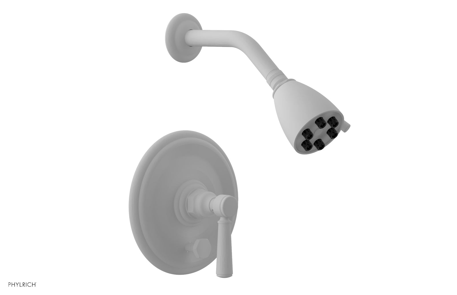 HEX TRADITIONAL Pressure Balance Shower and Diverter Set (No Spout) 4 152 - Perfect for Bathroom Renovation and Modern Home Upgrade