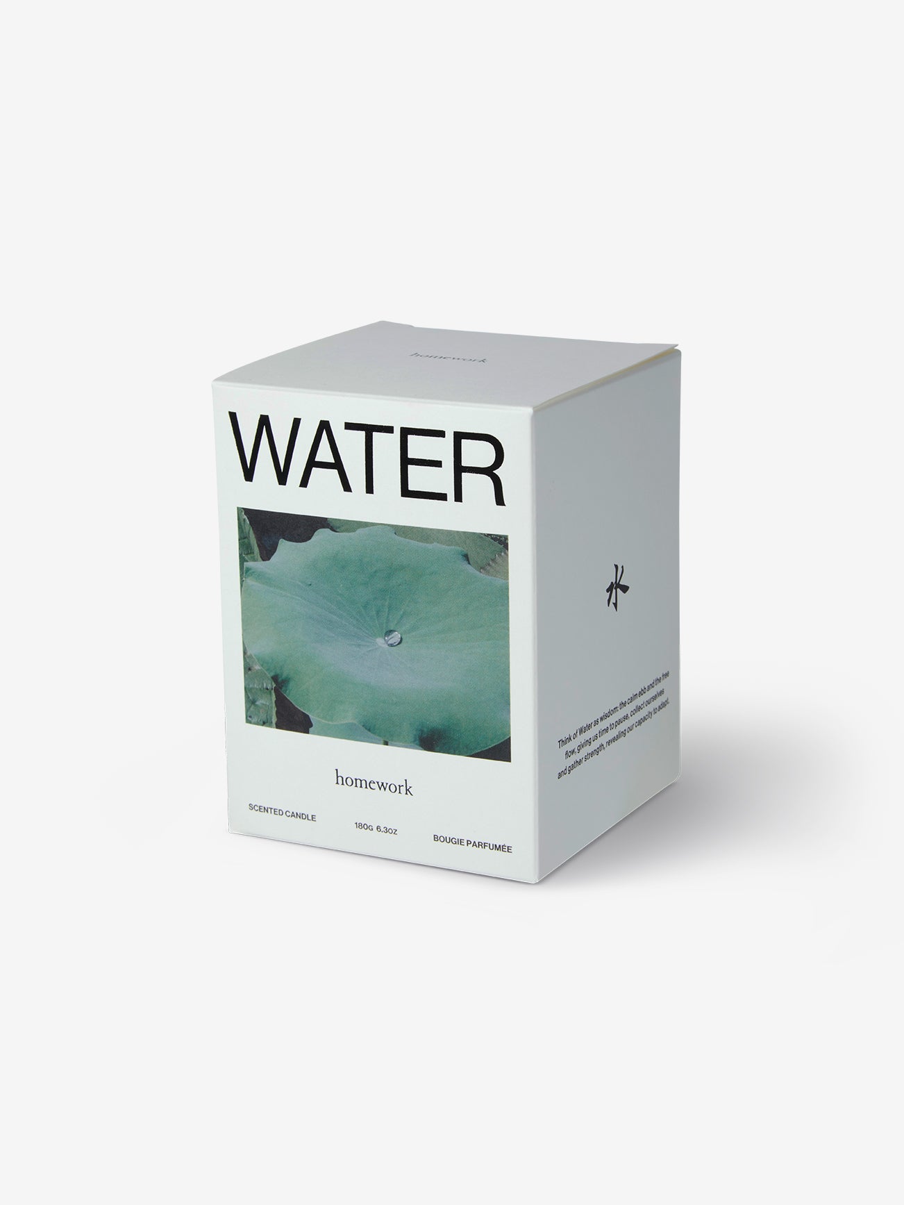 Homework Regular Candle Water - Premium Scented Candles for Relaxation & Focus - Perfect for Study Sessions, Meditation & Home Decor