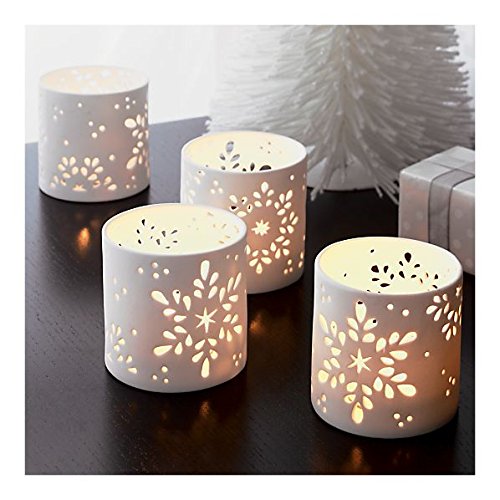 Purple Tree Cast Iron Christmas Reindeer Tealight Holder - Pack of 1, Rustic Candle Holder for Diwali, Christmas & Home Decor - Perfect Holiday Gift & Festive Decoration for Mantel, Table Centerpiece or Outdoor Lighting