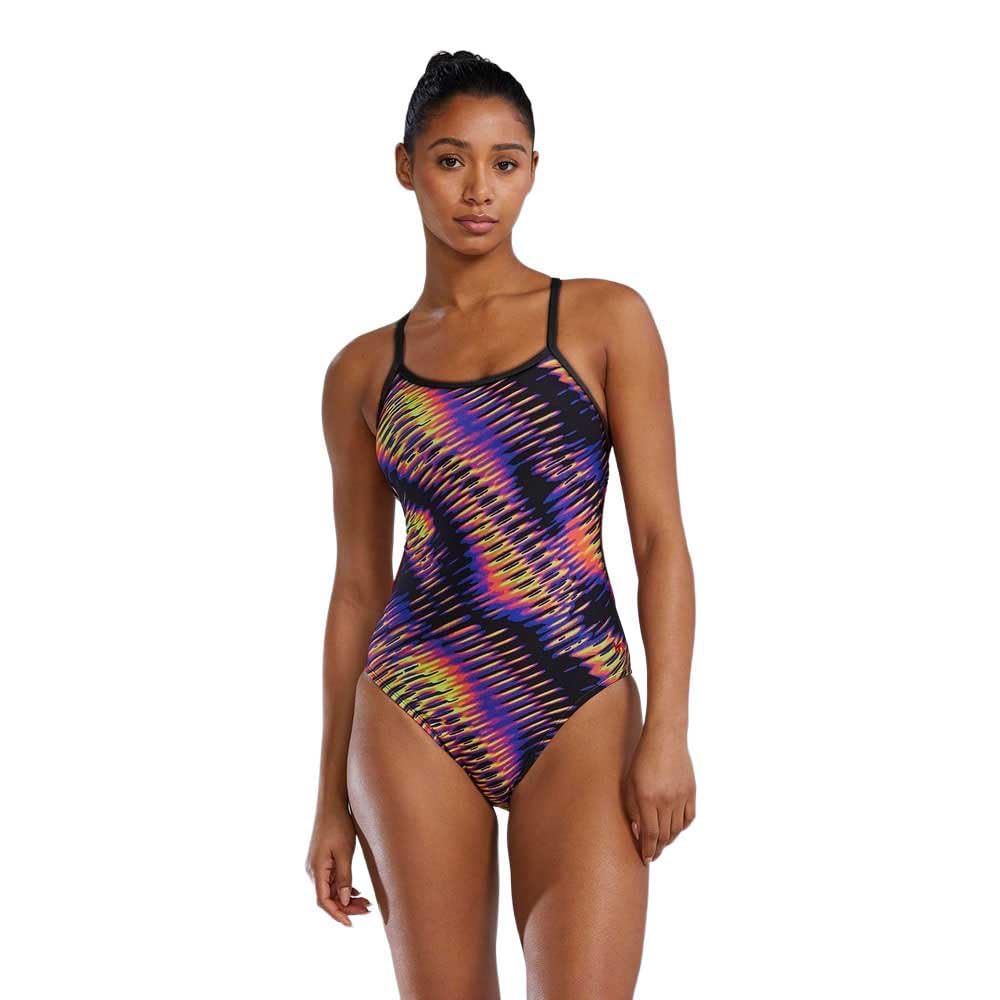 TYR Durafast Elite Crosscutfit Women's One-Piece Swimsuit - High Performance Chlorine Resistant Swimwear for Lap Swimming, Water Aerobics & Beach Activities