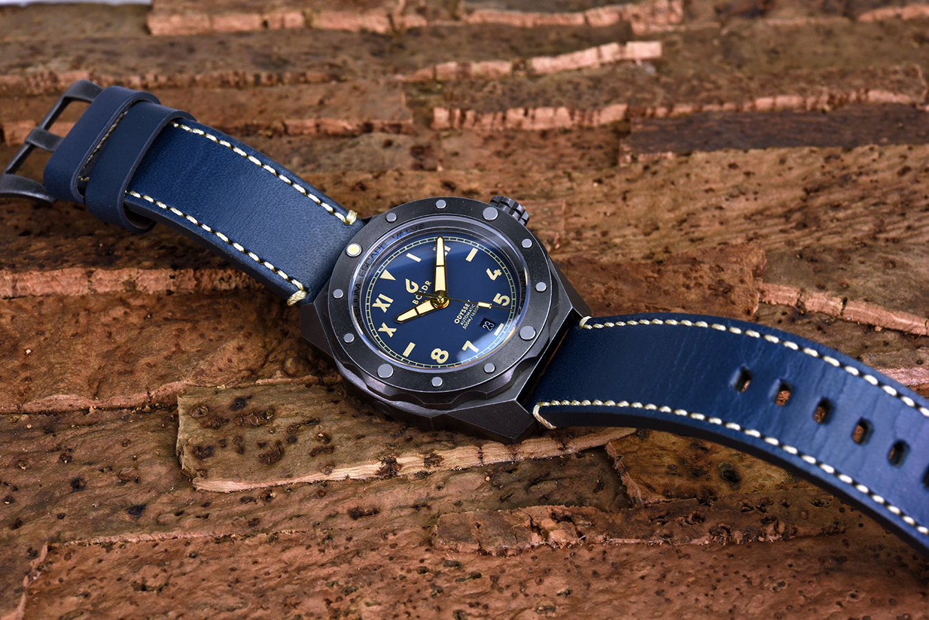 BOLDR Odyssey Cali Navy Watch - Premium Pre-Owned Diver's Timepiece for Men | Perfect for Water Sports, Outdoor Adventures & Everyday Wear
