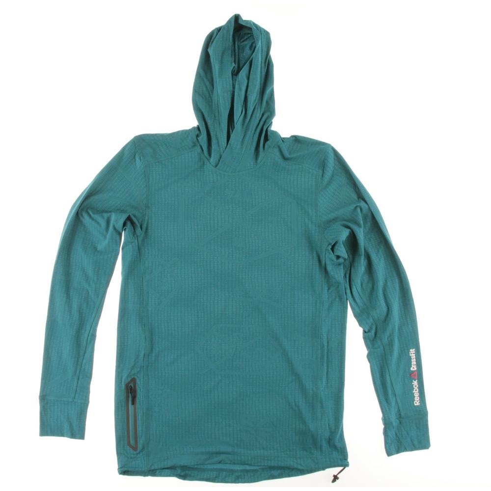 Reebok Men's CrossFit Performance Hoodie - Lightweight Workout Sweatshirt for Gym & Training | Moisture-Wicking & Breathable for High-Intensity Exercise