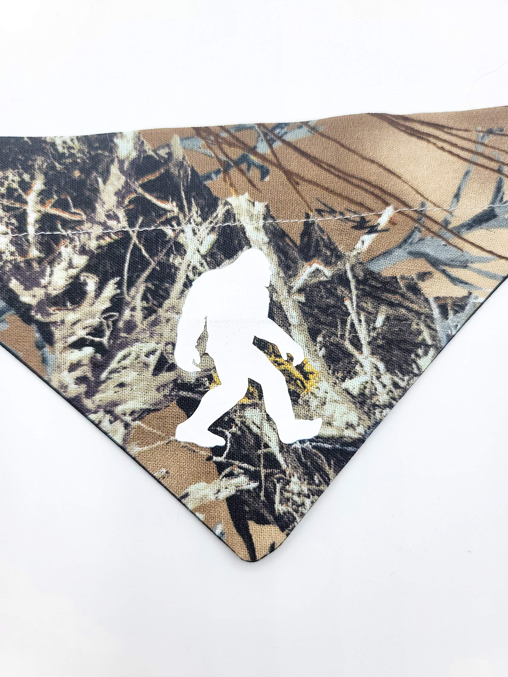 Bigfoot Over-the-Collar Dog Bandana for Small Dogs - Adjustable Slip-on Design Fits Existing Collars - Perfect for Outdoor Adventures, Pet Photos & Costume Parties