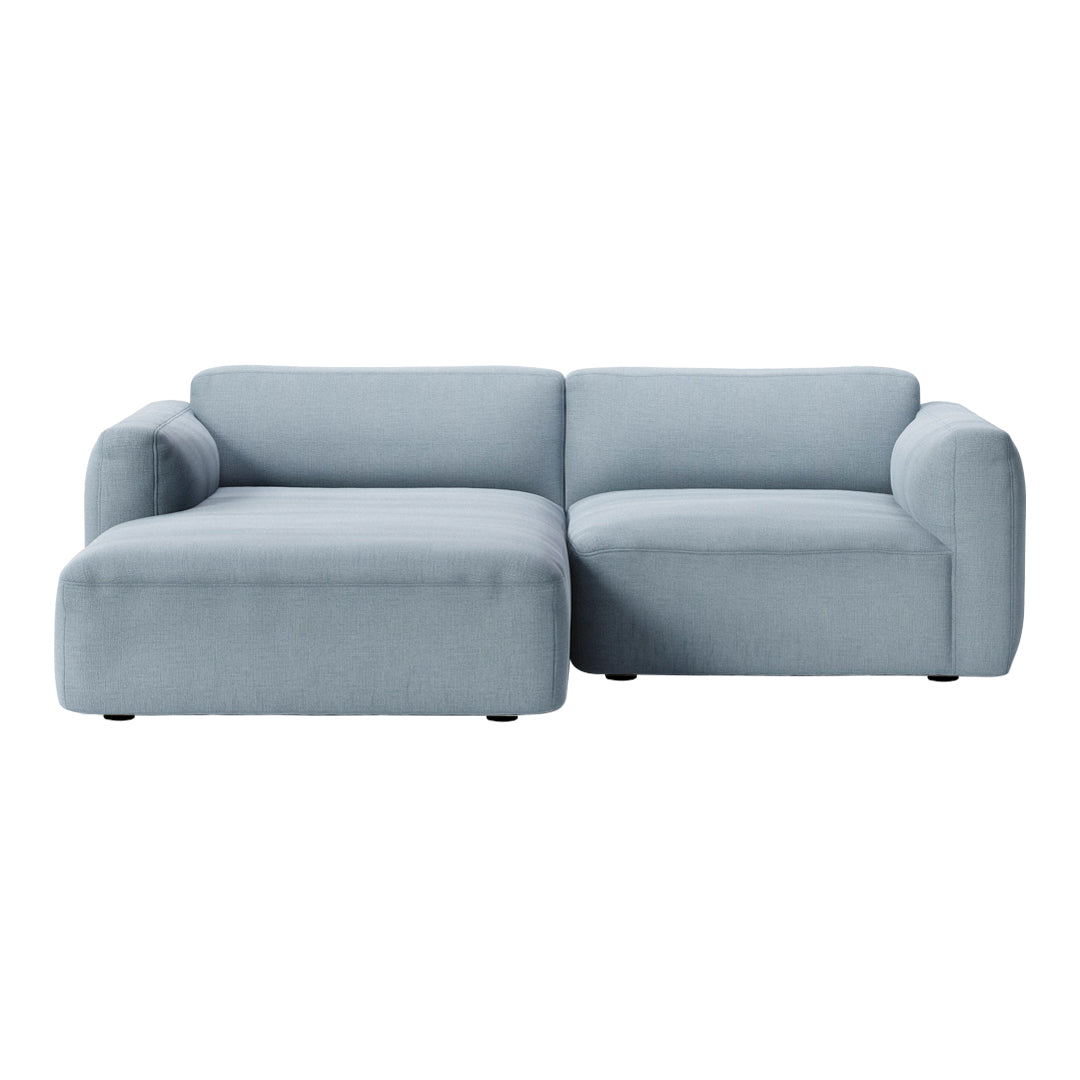 Develius Mellow Models B & C Sofa with Chaise Lounge - Modern Sectional Couch for Living Room, Family Room & Apartment Decor