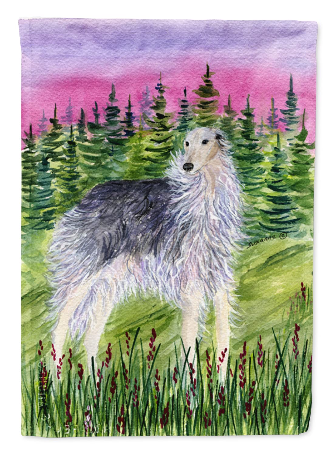 Borzoi Garden Flag & Mailbox Flag - Decorative Yard Banner for Outdoor Patio, Flower Beds & Garden Decor - Multicolor Caroline's Treasures SS8227GF | Perfect for Seasonal Decor, Front Yard Display & Welcoming Guests