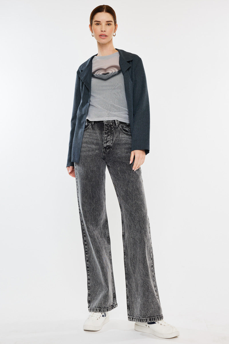 Raila Ultra High Rise 90's Flare Jeans for Women - Vintage Retro Denim Pants with Stretch - Perfect for Casual Outfits, Date Nights & 70s Style Looks