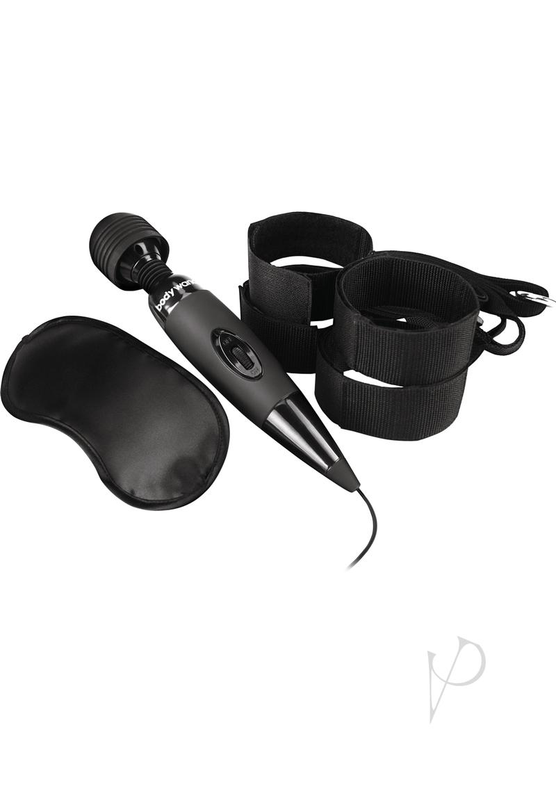 Bodywand Midnight Bed Spreader Kit - Black Couples Massage Gift Set for Romantic Nights & Intimate Moments