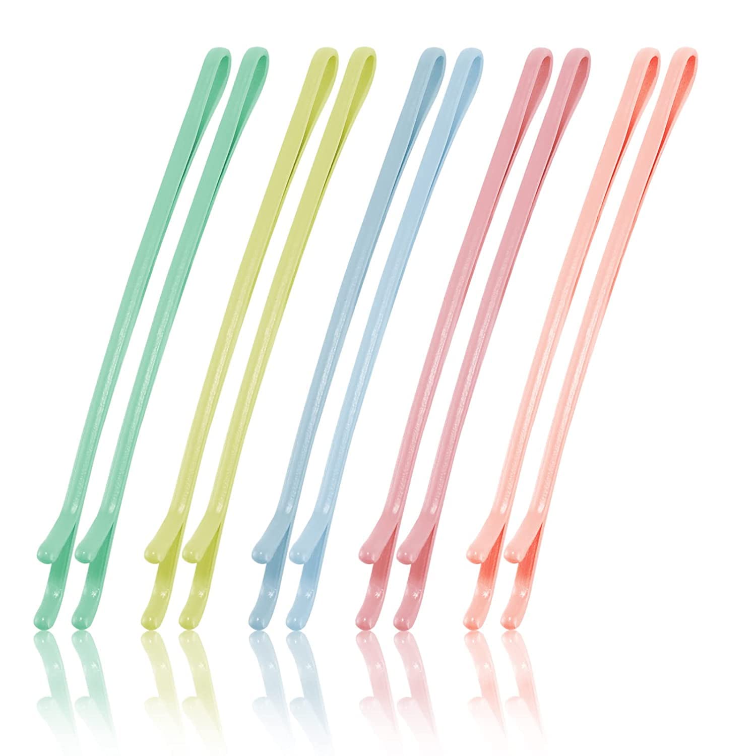15-Pack Matte Bobby Pins - Rust-Resistant Non-Slip Hair Clips for Women & Girls (15 Colorful Hairpins) - Perfect for School, Work & Everyday Hairstyles