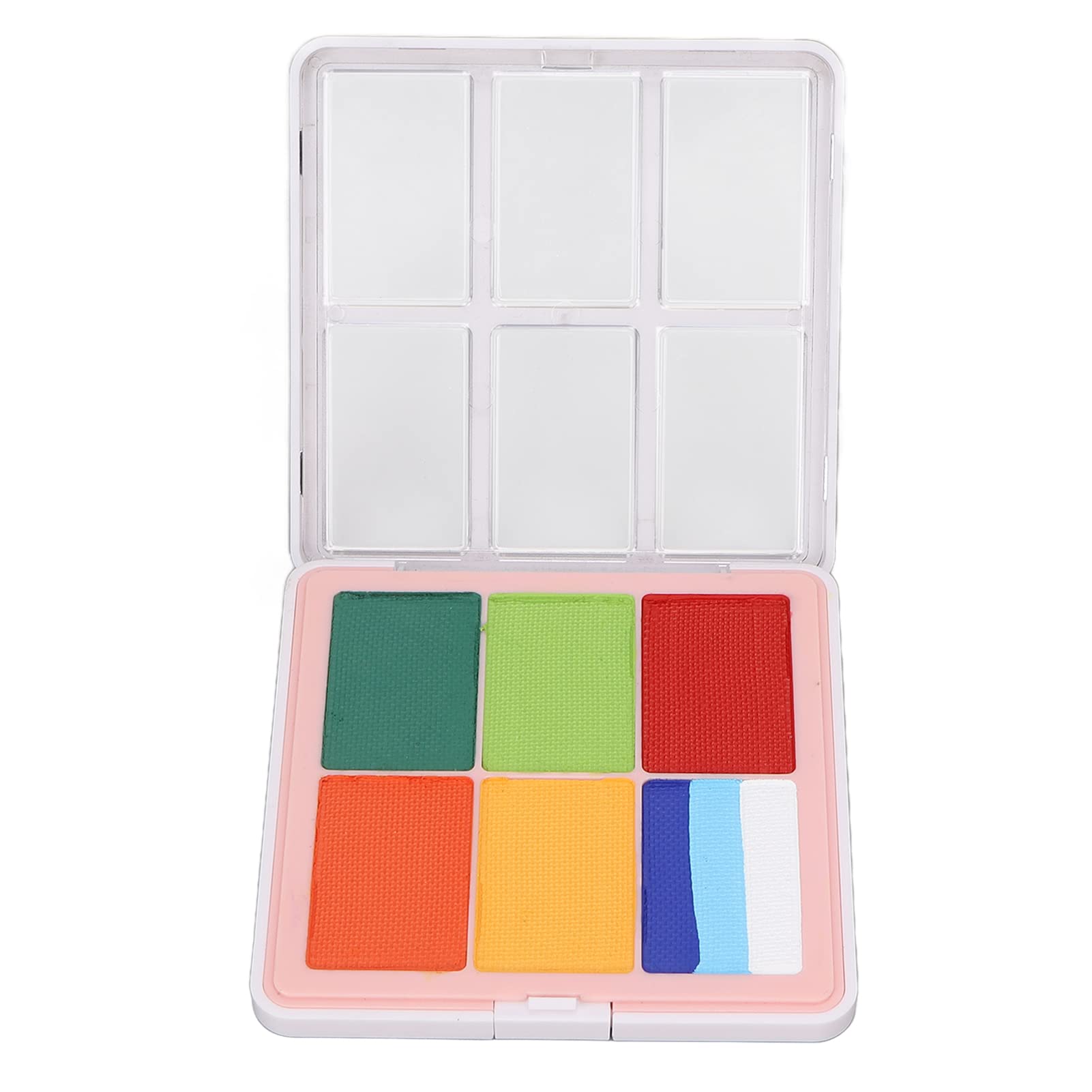 Professional Face Paint Makeup Kit - Water Activated Vibrant Colors, Long Lasting & Fade Resistant for Halloween, Cosplay & Costume Parties - Perfect for Adults & Kids Body Painting