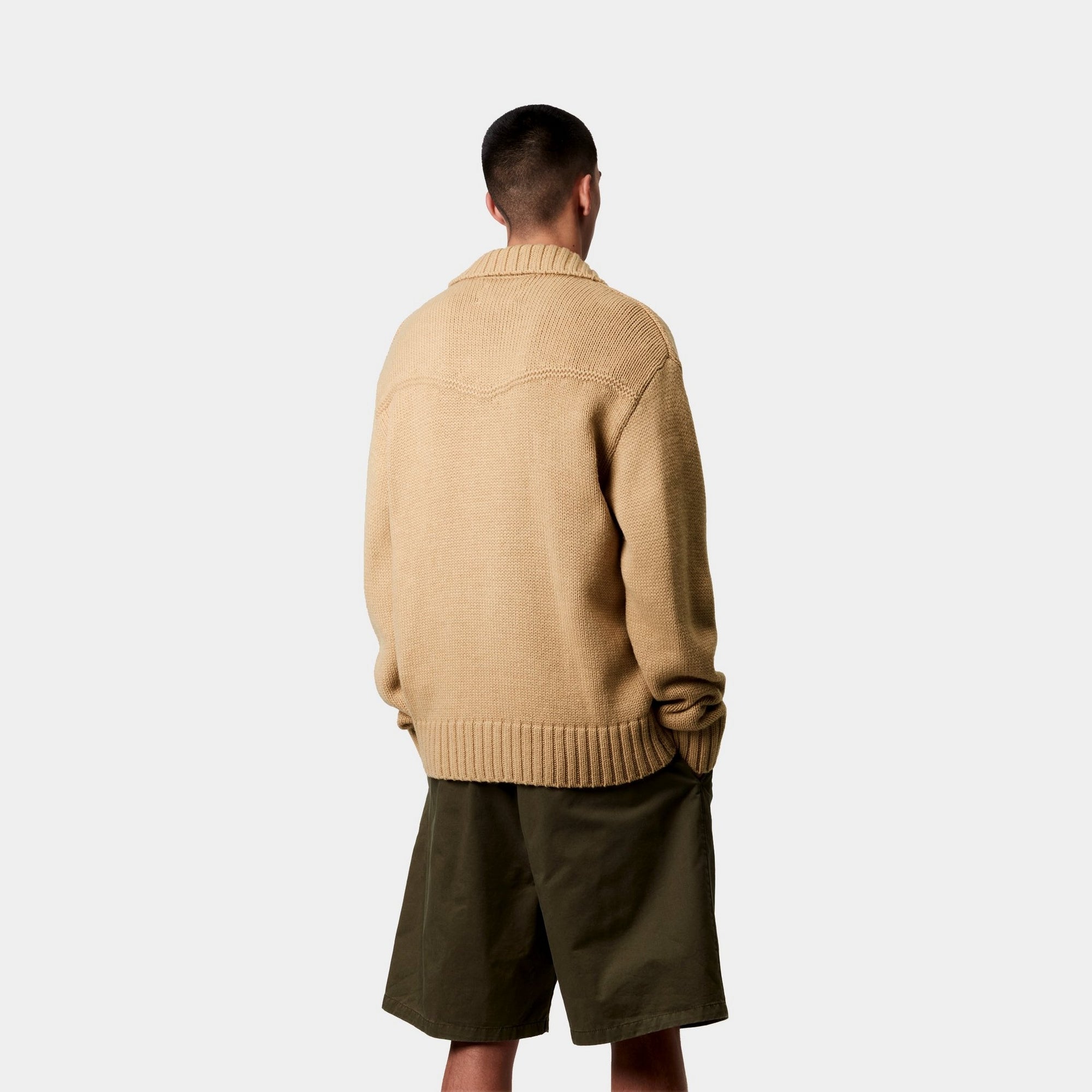 Santa Fe Cardigan for Women - Soft Knit Sweater in Dusty Hamilton Brown | Cozy Fall & Winter Layering Piece for Casual Outfits