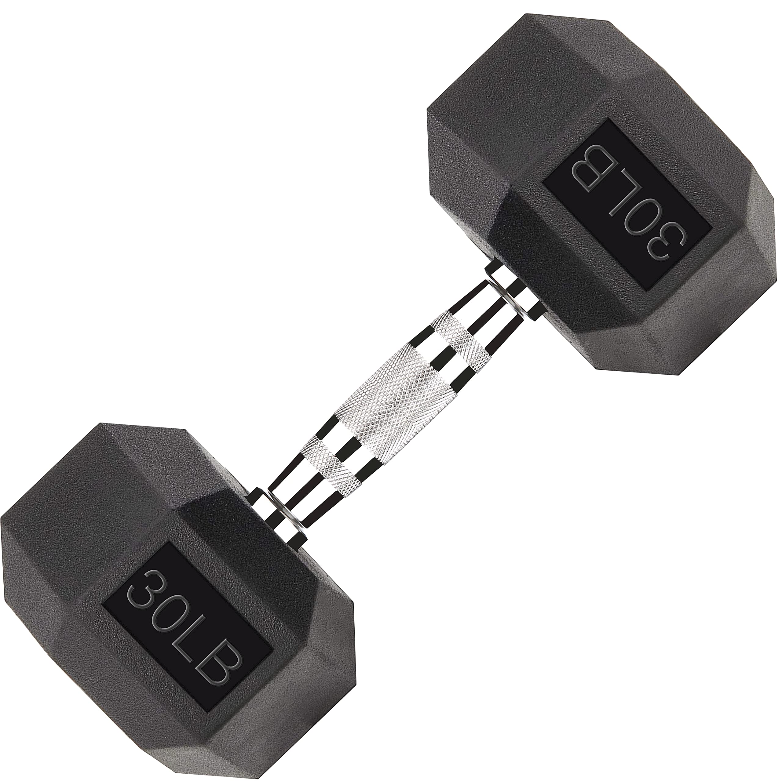 Hex Dumbbells Set 5-40 LB - Rubber Coated Cast Iron Free Weights for Home Gym, Strength Training & Fitness - Ideal for Men & Women - Perfect for Weightlifting, CrossFit, HIIT & Full-Body Workouts