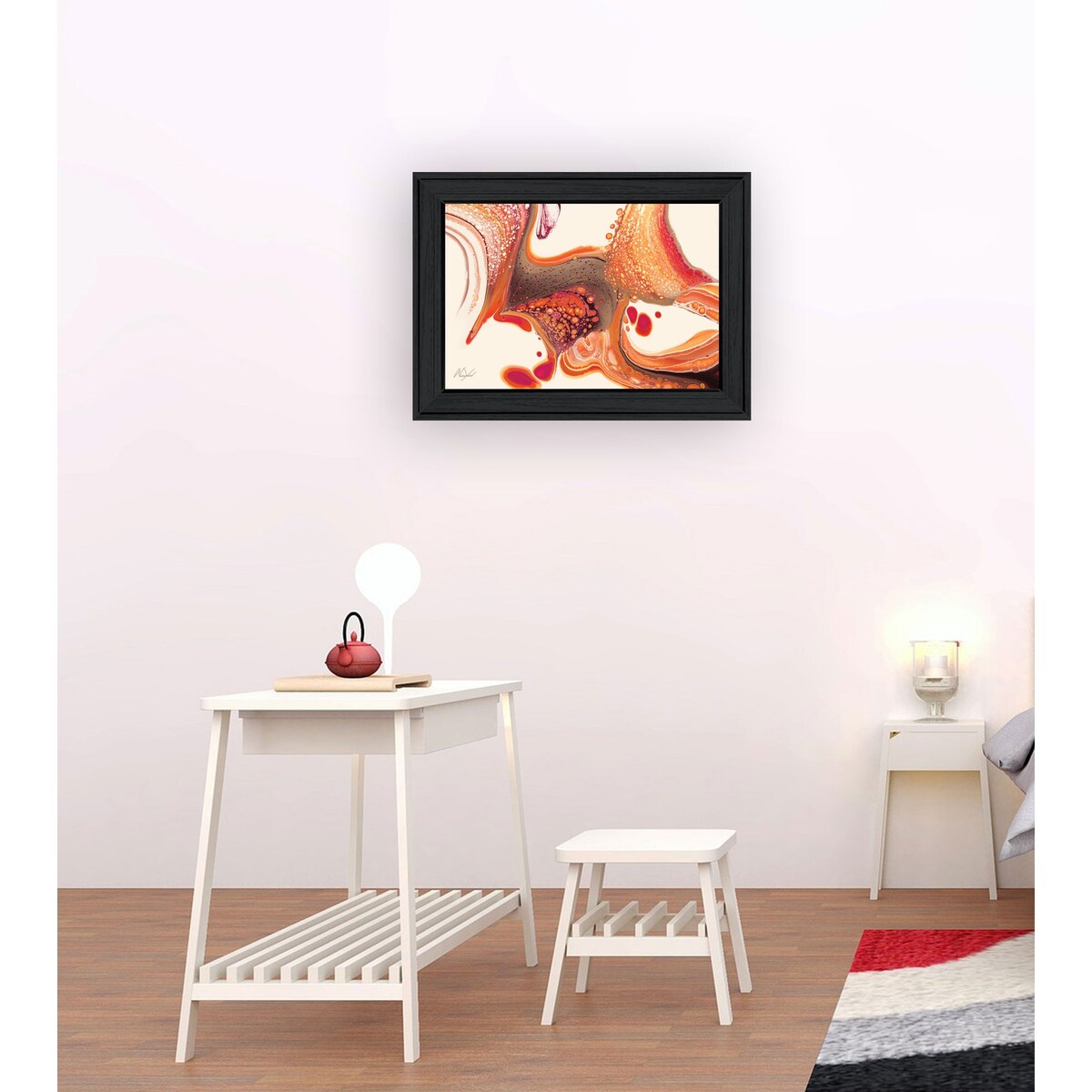 Below the Surface by Nancy Wood - Framed Wall Art Print with Black Frame Ready to Hang | Perfect for Living Room, Bedroom & Office Decor