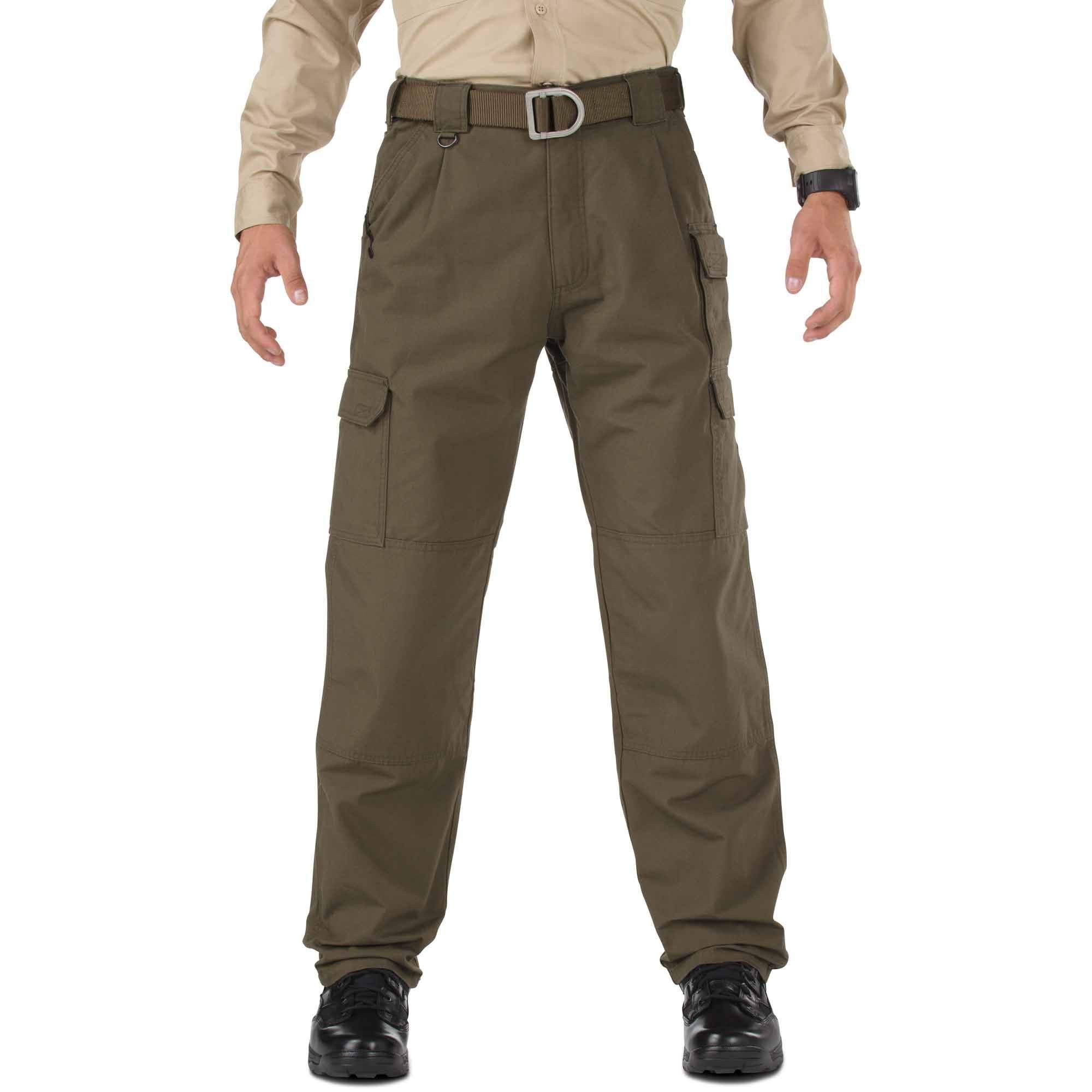 5.11 Tactical Men's Active Work Pants - Durable 100% Cotton, Double Reinforced Knees, Superior Fit (Style 74251) for Outdoor Work, Hiking & Tactical Use