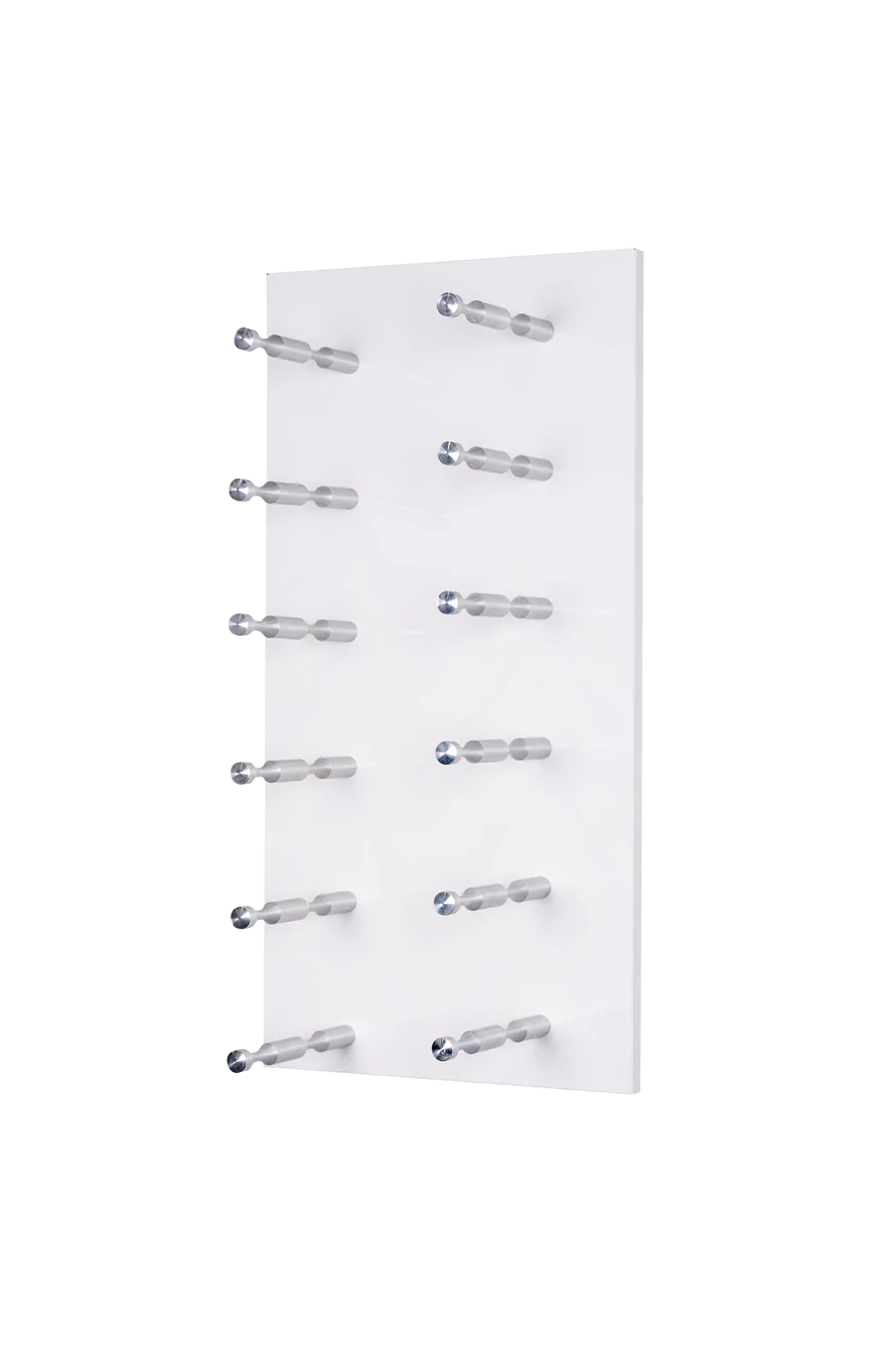Kessick Wine as Art 14x28 Inch Vertical High Gloss Wall Mounted Wine Rack - Modern Home Decor for Kitchen, Dining Room & Wine Cellar Organization