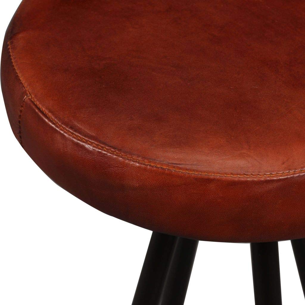 Modern Bar Stools Set of 2 - Counter Height Leather Barstools for Kitchen, Dining & Patio - Indoor/Outdoor Use - Fast Shipping | Perfect for Home Bars, Breakfast Nooks & Outdoor Entertaining