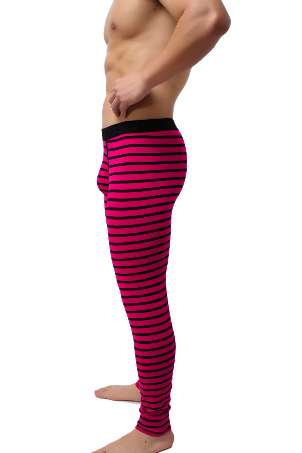 **Men's Cotton Thermal Underwear Pants - Long Johns & Leggings for Cold Weather - Warm Winter Base Layer for Outdoor Activities**