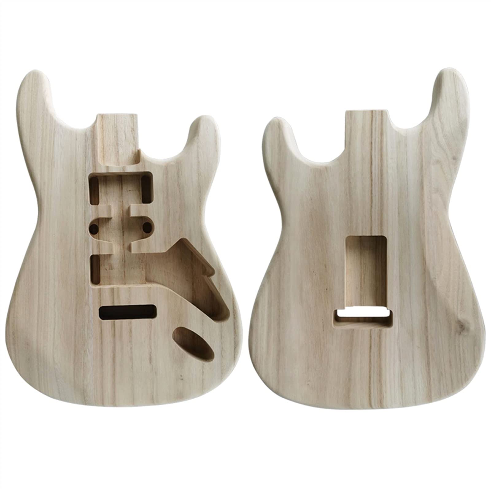Handcrafted Unfinished Electric Guitar Body - DIY Replacement Parts for Electric Guitars | Perfect for Custom Builds, Repairs & Home Projects