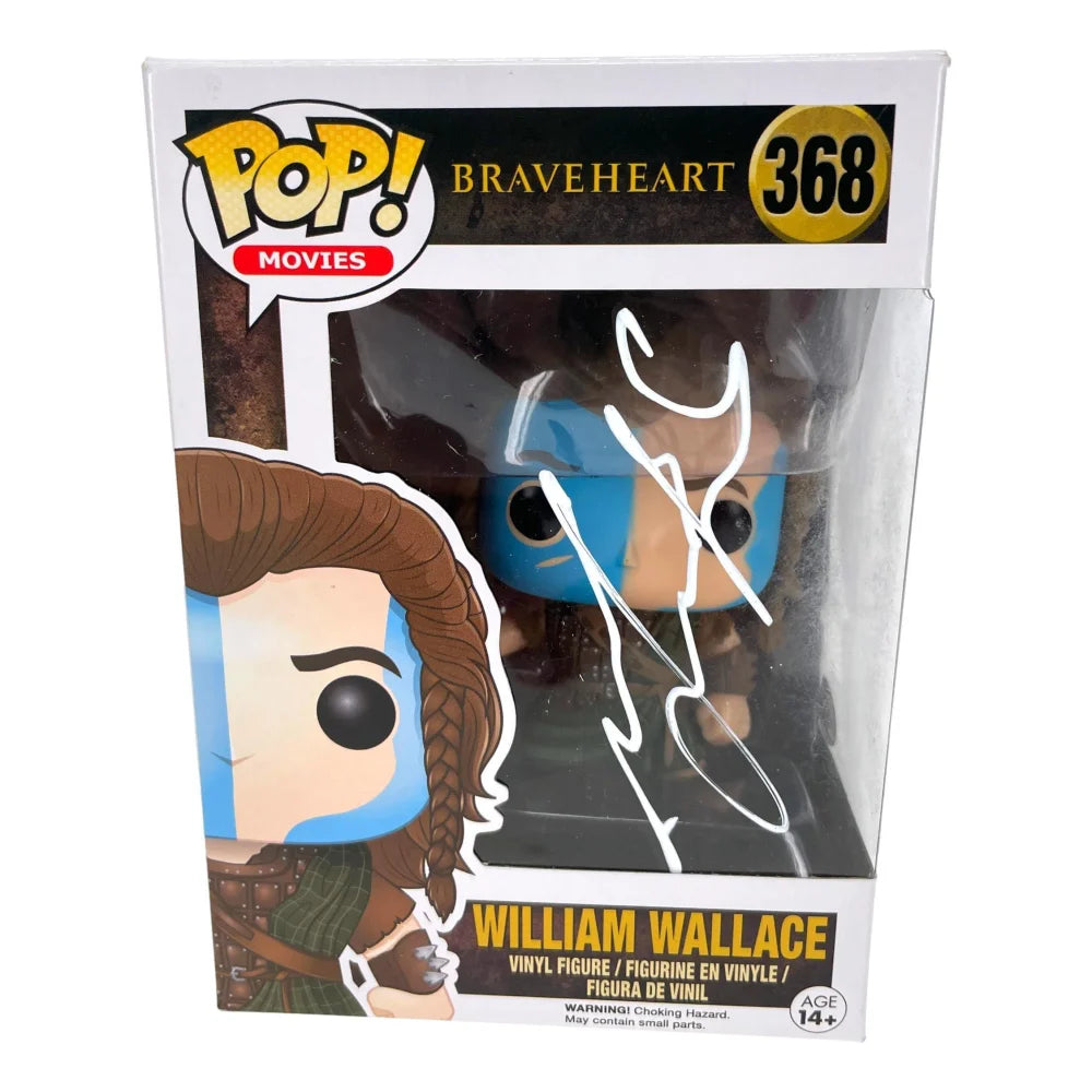 Mel Gibson Autographed Braveheart Funko Pop #368 William Wallace - JSA COA Signed - Collectible Movie Memorabilia for Fans & Gift Ideas