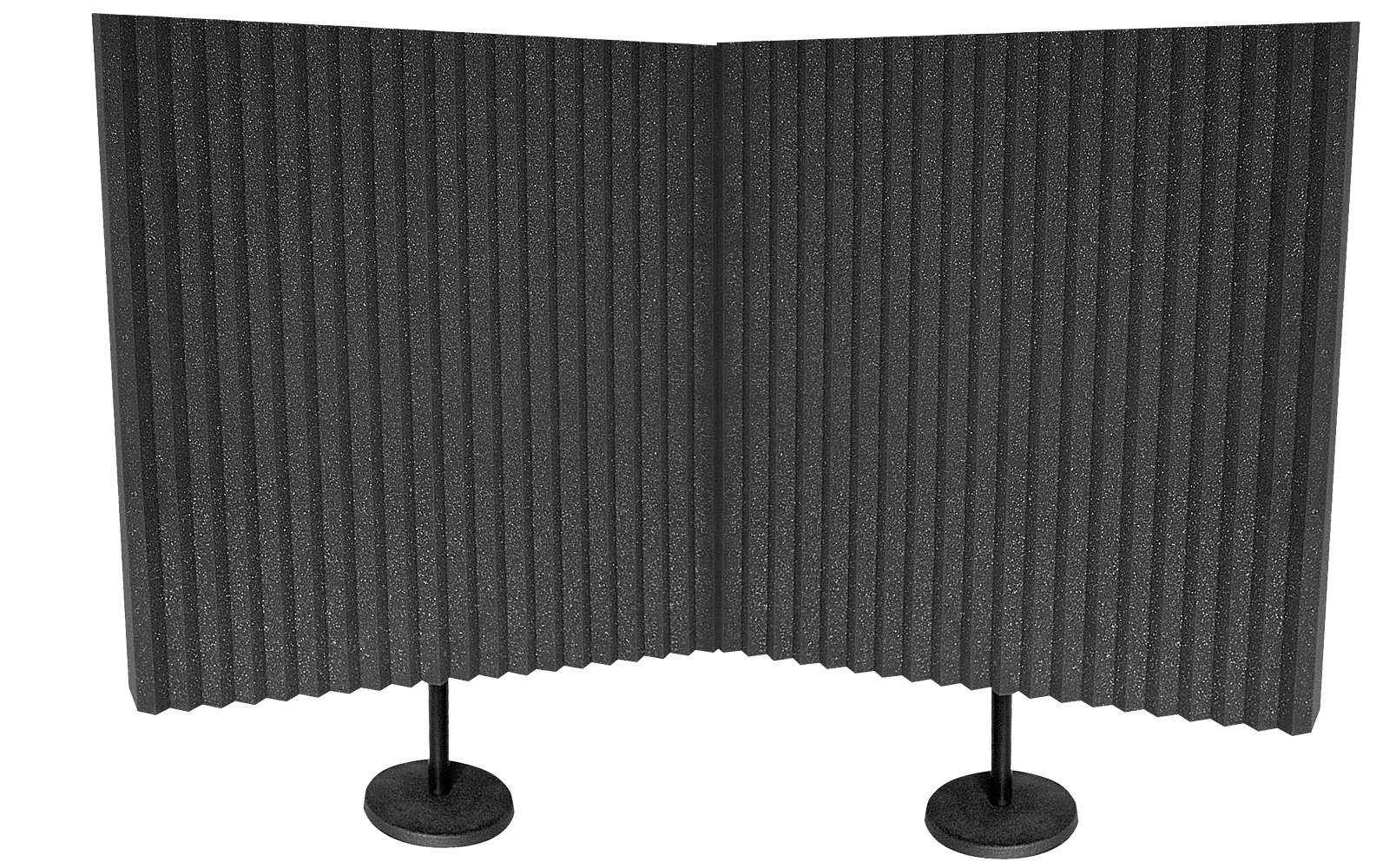 Auralex Acoustics DeskMAX Portable Acoustic Panels for Podcasting & Voiceovers - Soundproof Studio Foam for Home Recording & Streaming