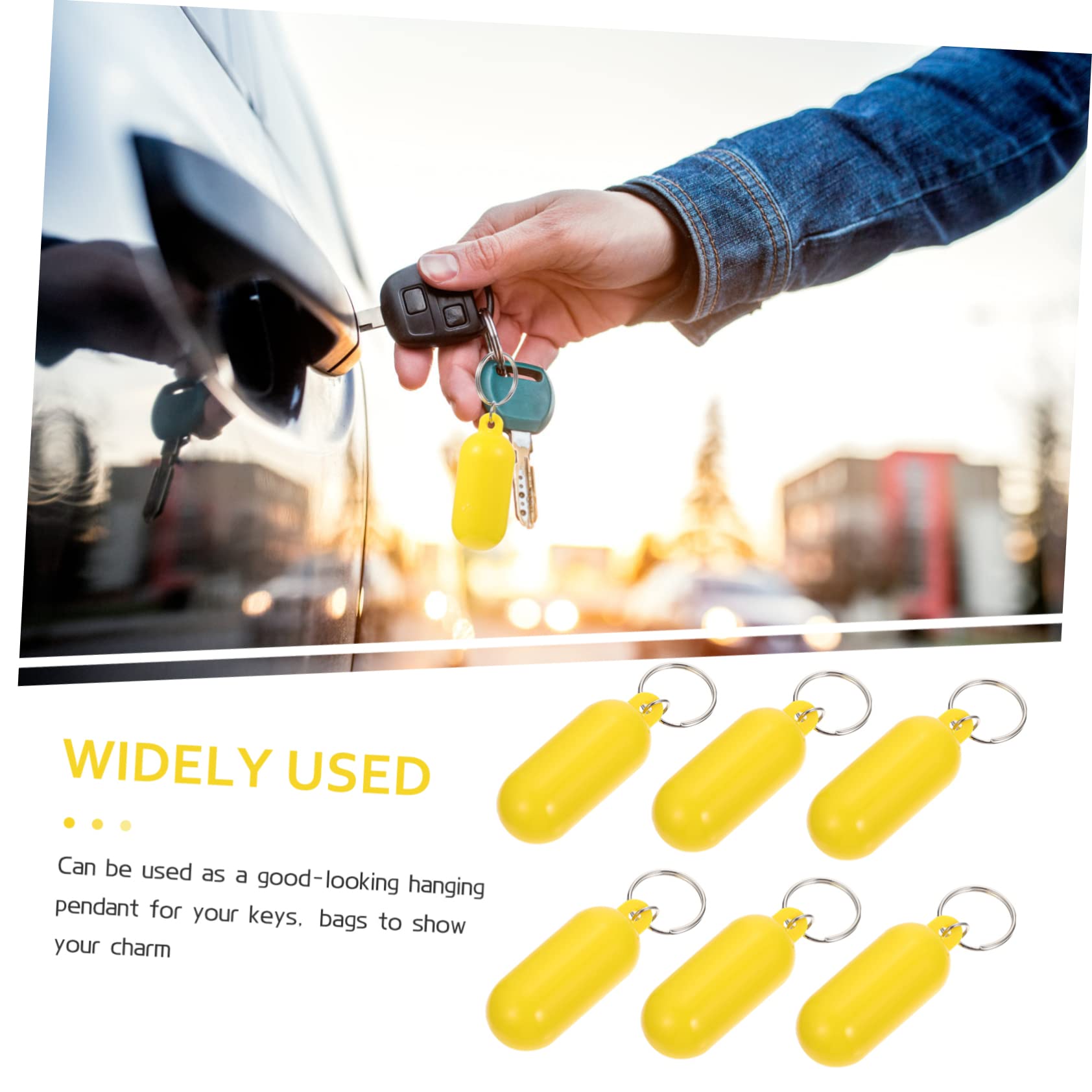 BelliFFY Floating Keychain - Waterproof Key Holder for Swimming & Boating