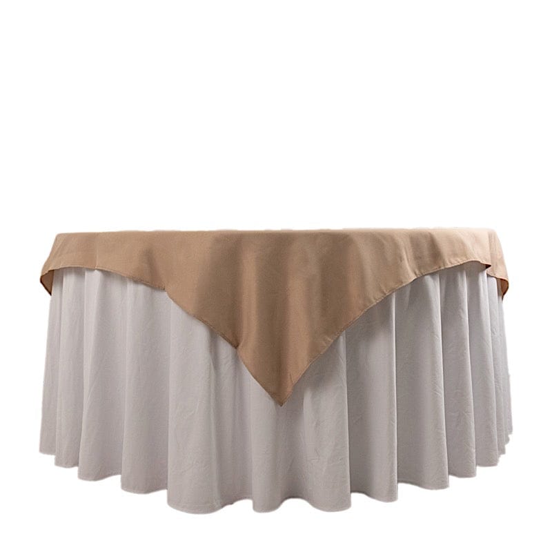 54x54 Inch Premium Square Polyester Tablecloth - Wrinkle & Stain Resistant - Perfect for Dining Tables, Parties, Weddings & Events