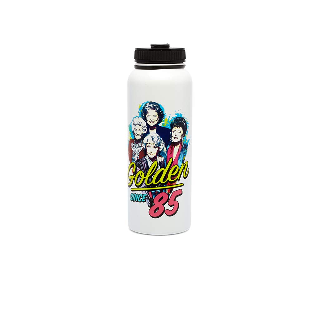 Just Funky Golden Girls Stainless Steel Water Bottle - Golden Since 85, Durable & Stylish for Gym, Office & Outdoor Adventures