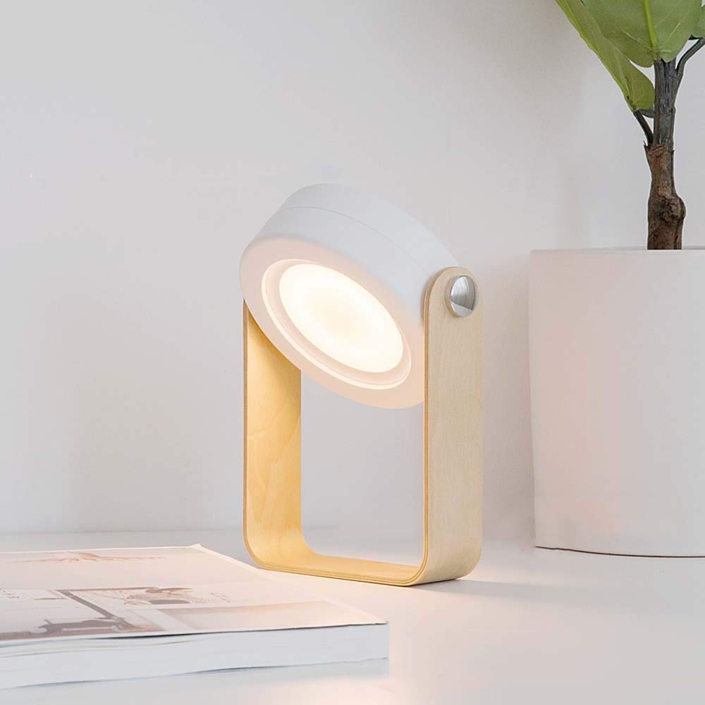 Creative Night Light Plug-in Bedside Lamp - Energy Saving LED Desk Lamp for Bedroom, Office & Outdoor Use - Soft Eye Protection Light - Portable & Elegant White Decoration Lamp - Perfect for Reading, Camping & Nighttime Ambiance