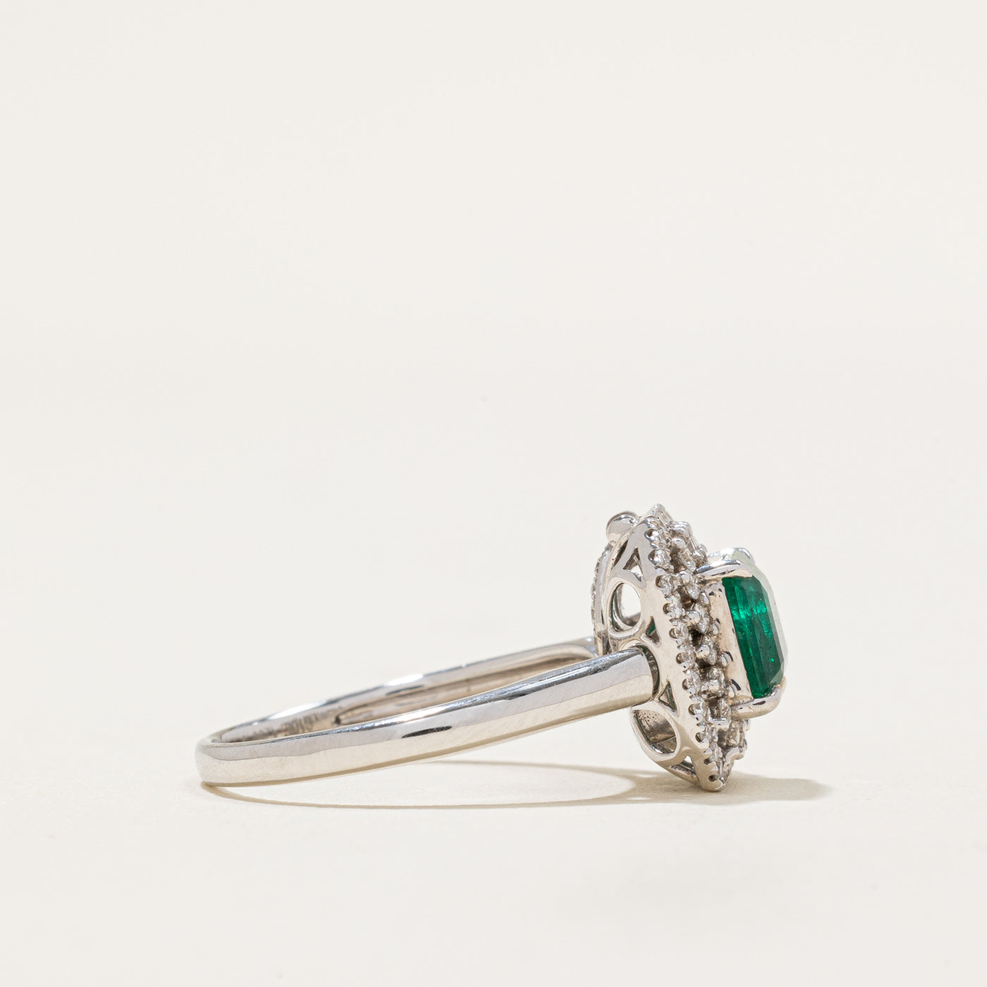 1.52ct Emerald & Diamond Convertible Pendant & Ring Set - 0.419ctw, Size 7 - Elegant Jewelry for Women, Perfect for Weddings, Anniversaries & Special Occasions