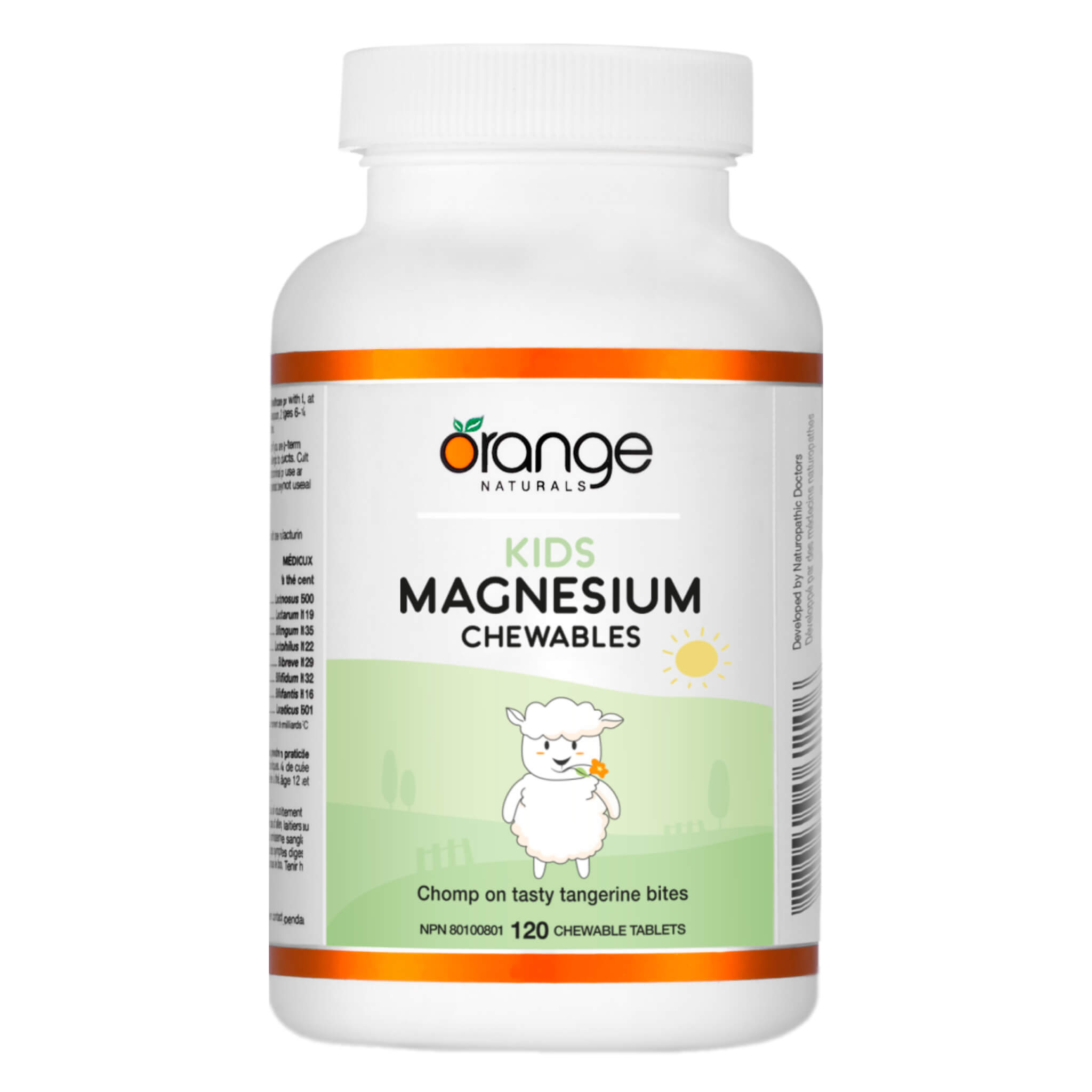 Kids Magnesium Chewables - Tangerine Flavor | Supports Healthy Growth & Relaxation | Perfect for Picky Eaters & Bedtime Routine