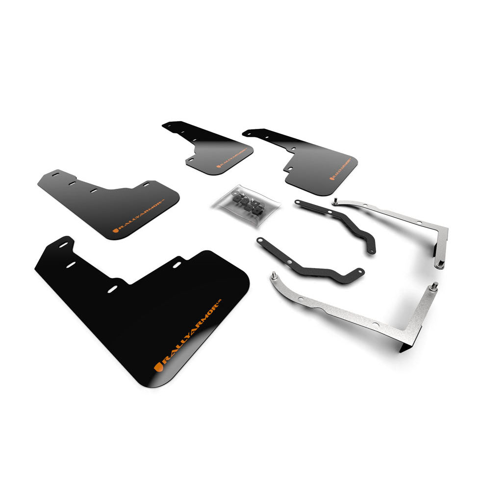Rally Armor UR Mud Flaps for Subaru Crosstrek 2018-2023 | Durable Splash Guards for Off-Road & Winter Driving Protection