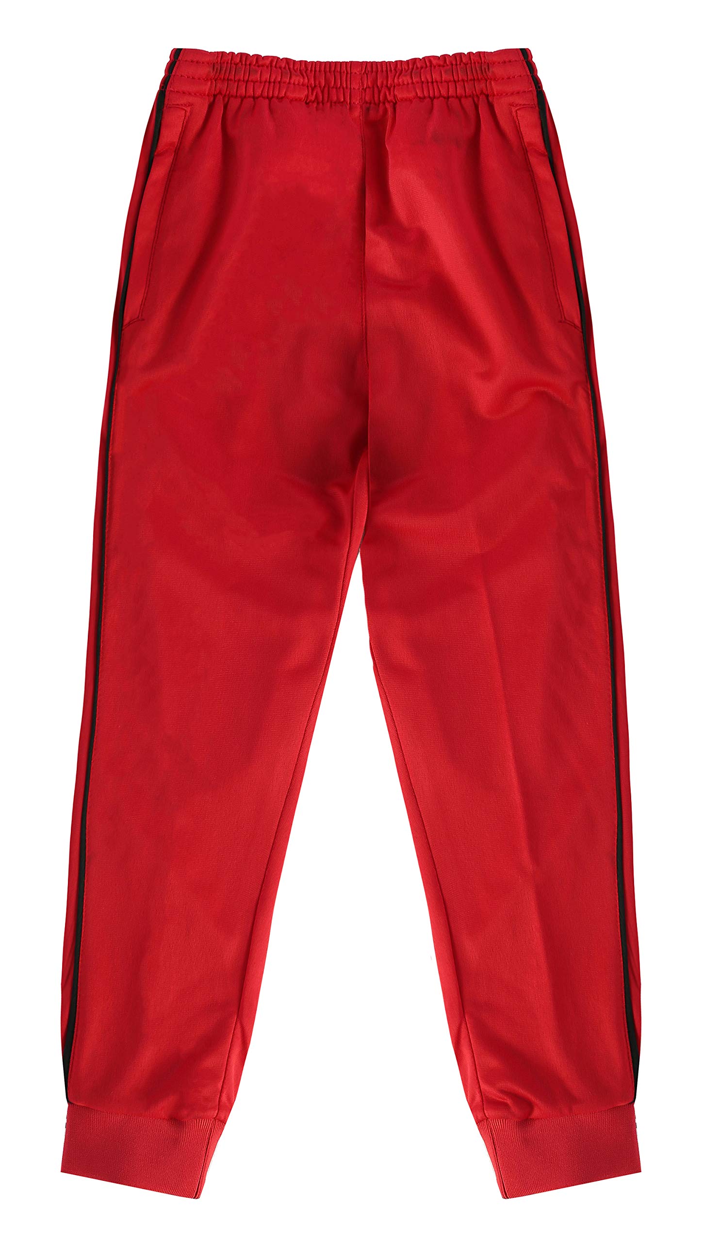 Gioberti Kids & Boys Athletic Track Jogger Pants with Ribbed Cuff - Comfortable Running & Training Pants for Active Boys - Perfect for School, Sports & Casual Wear