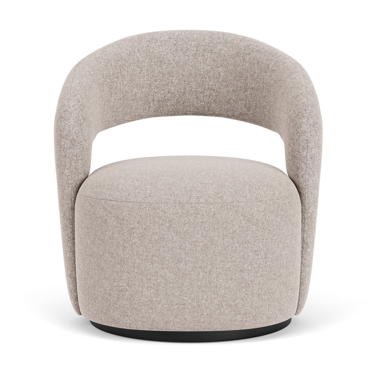 Stylish Judi Fabric Swivel Armchair - Modern Upholstered Accent Chair with 360° Rotation for Living Room, Bedroom or Office - Comfortable Lounge Seating for Home Decor