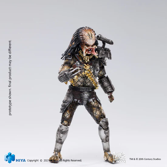 1/18 HIYA 5inch Action Figure - Exquisite Mini Series PREDATOR Open Mouth Jungle Hunter Collectible Toy | Perfect for Display, Gift Giving & Action Figure Enthusiasts