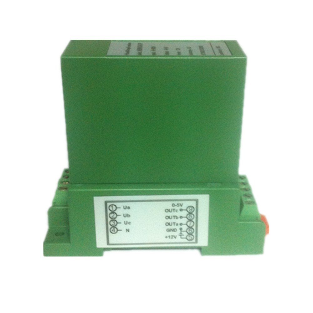 3-Phase AC Voltage Transducer Sensor Transformer Transmitter 0-250V AC Input to 4-20mA DC Output - Industrial Automation, Power Monitoring & Energy Management System