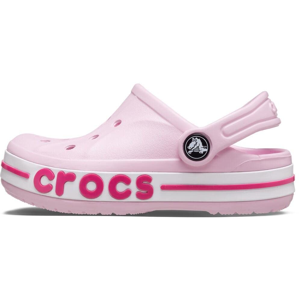 Crocs Unisex-Child Bayaband Clog | Comfortable Kids Water Shoes for Beach, Pool & Outdoor Play | Lightweight & Slip-Resistant Sandals