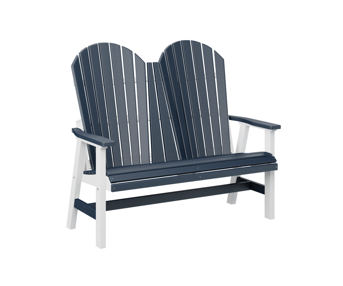 Navy Blue on White