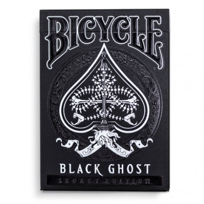 Bicycle Black Ghost Legacy Edition V2 Playing Cards - Premium Deck for Magic Tricks, Poker Games & Collectors | Perfect for Cardistry, Casino Nights & Gifts