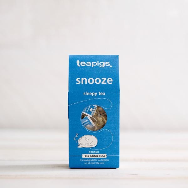 Teapigs Snooze Herbal Tea for Sleep & Relaxation - Natural Chamomile & Lavender Blend - Perfect for Bedtime & Stress Relief