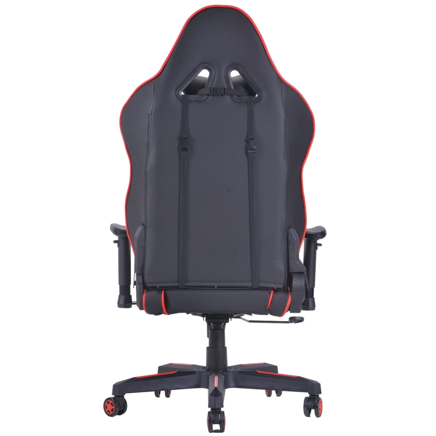 PRO X Series 77608E Ergonomic Gaming Chair - Black & Red - High Back Racing Style with Lumbar Support for PC, Console & Office Use