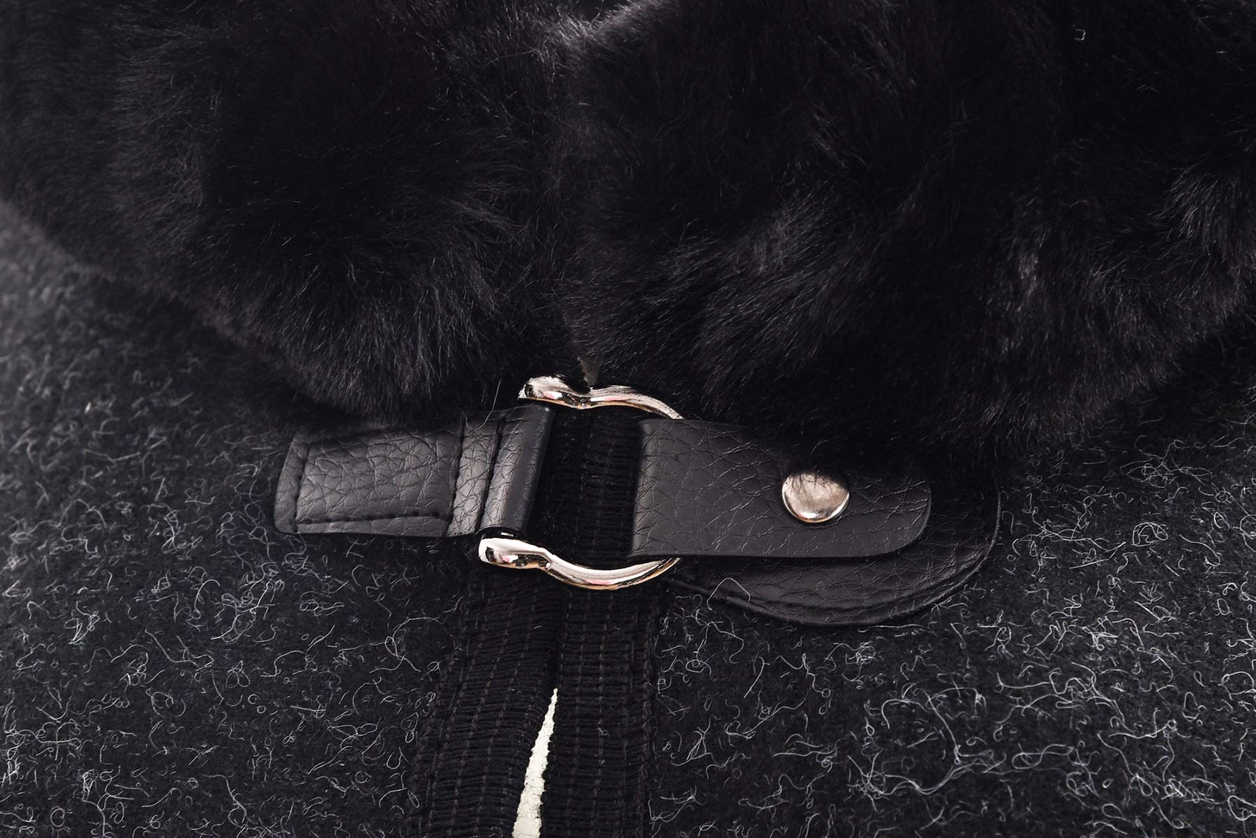 ZLYC Women's Winter Warm Faux Fur Trim Hooded Cardigan Sweater Cloak Jacket - Cozy Outerwear for Cold Weather, Casual Outings & Holiday Fashion