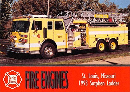 1994 Fire Engines St Louis MO Trading Card #276 Ladder Pump - Rare Collectible for Firefighter Memorabilia Enthusiasts
