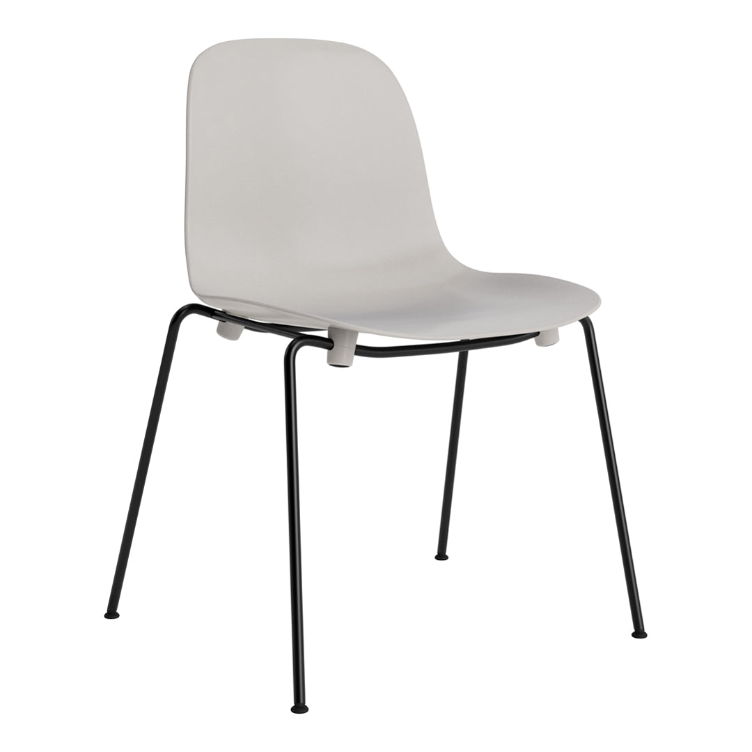 Modern Form Side Chair with Sturdy Metal Legs - Stackable Dining Chair for Kitchen, Restaurant & Office Use