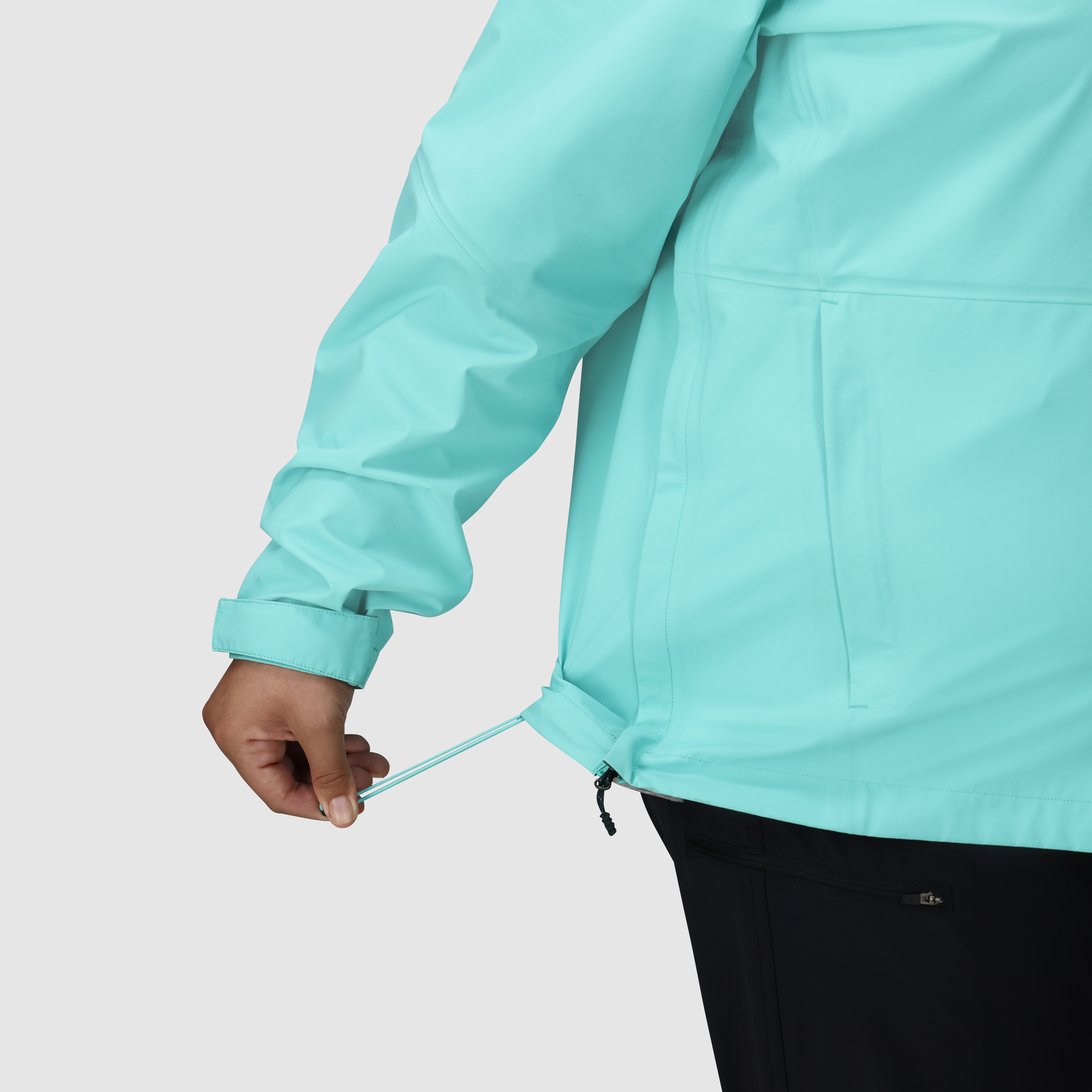 Women's Waterproof 3L Rain Jacket - Lightweight Windproof Hooded Raincoat for Hiking, Camping & Outdoor Activities | Plus Size