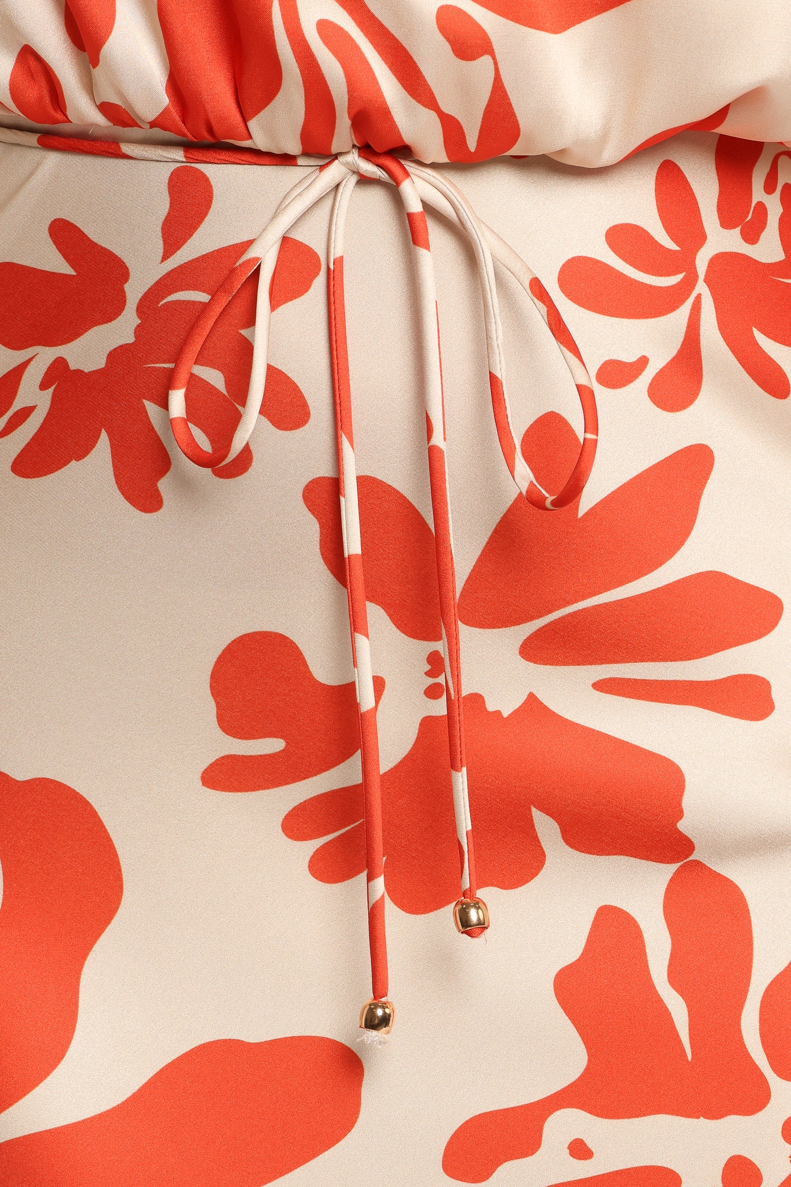 Ana Midi Dress - Red Floral Print Summer Dress for Women | Perfect for Beach Vacations, Date Nights & Casual Outings
