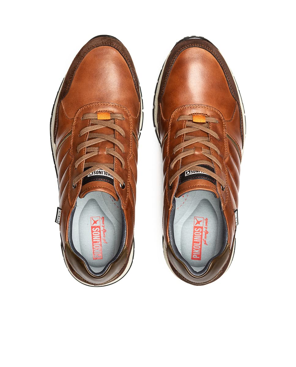 **PIKOLINOS Men's Leather Sneakers - Comfortable & Stylish Casual Shoes for Walking, Travel & Everyday Wear**