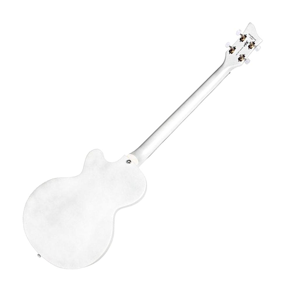 Ignition Pro Club Bass Guitar - Pearl White Finish | Professional Electric Bass for Musicians & Performers | Perfect for Live Gigs, Studio Recording & Practice Sessions