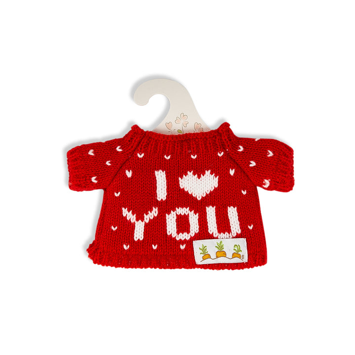 Kiddo's Closet 'I Love You' Sweater - Red Cute Kids' Pullover for Valentine's Day & Family Photos