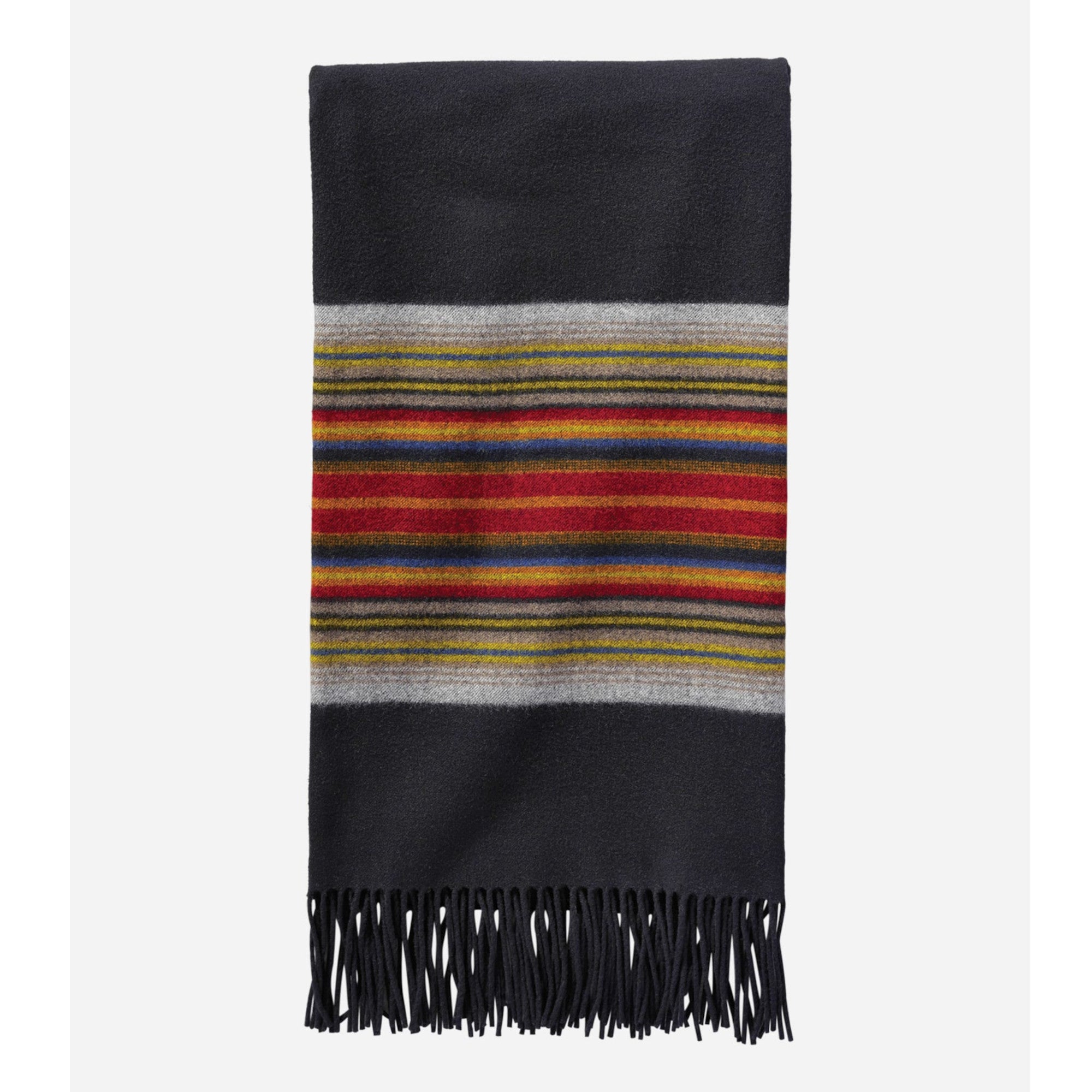 Pendleton 5th Avenue Acadia Merino Wool Blanket - Soft & Warm Throw for Sofa, Bed, or Travel - Perfect for Cozy Nights & Home Decor