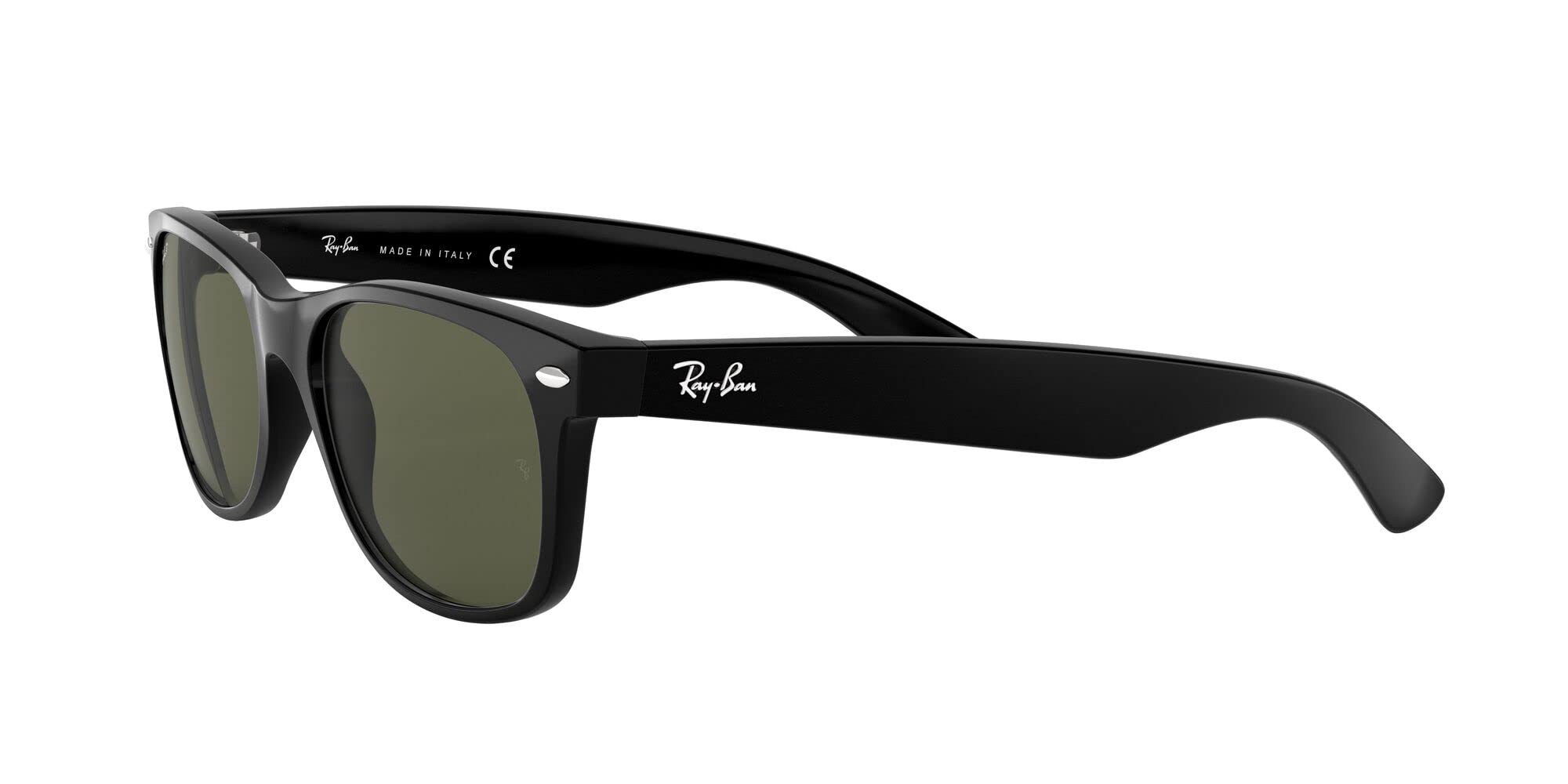 Ray-Ban RB2132 New Wayfarer Square Sunglasses - Polarized UV Protection, Classic Unisex Style for Men & Women - Perfect for Driving, Beach, and Outdoor Activities